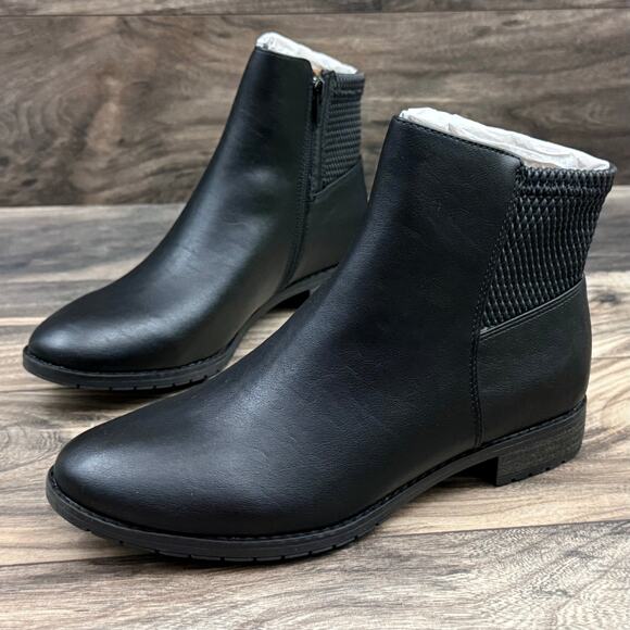 NIB Eurosoft by Sofft 9M Winsley Black Comfort Ankle Boots Booties - Picture 3 of 9